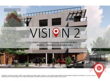 Departamento · 61m² · 2 Ambientes · 1 Cochera · Departamentos Dos Ambientes en Munro - Entrega Diciembre 2025