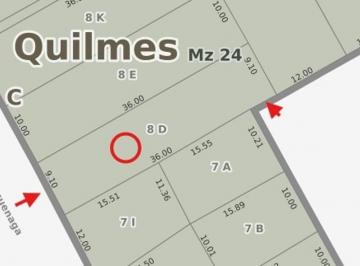 Terreno · 40m² · Amplio Lote, con Casa de 2 Ambientes, Salida por 2 Calles