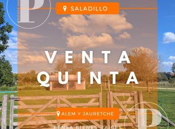 Quinta vacacional · 1661m² · 2 Ambientes · Quinta en Venta Saladillo