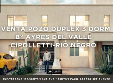 PH · 135m² · 6 Ambientes · 1 Cochera · Venta Pozo Duplex 3 Dorm. - Cipolletti