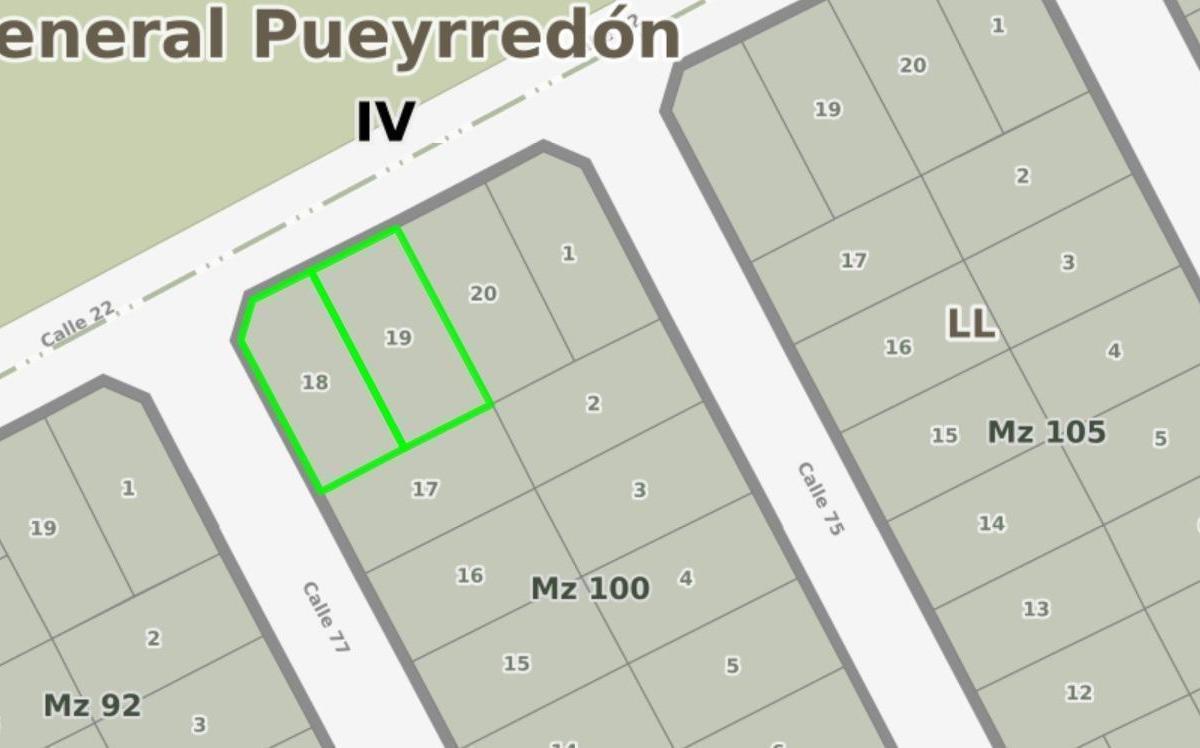 Venta de dos Lotes /Terreno Zona San Eduardo del Mar