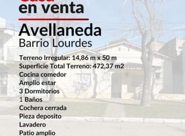 Casa · 172m² · 8 Ambientes · 1 Cochera · Casa en Av Principal en Avellaneda