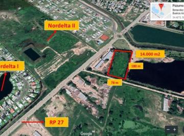 Terreno · 14000m² · Venta Terreno Benavidez Ruta 27