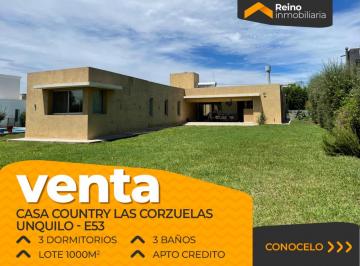 Casa · 265m² · 7 Ambientes · 4 Cocheras · Casa Country Las Corzuelas - 3 Dorm - 3 Baños - Apto Credito