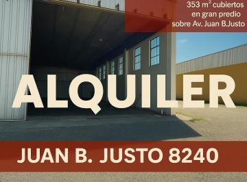 Depósito , Córdoba · Alquiler Galpón en Predio Sobre Juan B. Justo