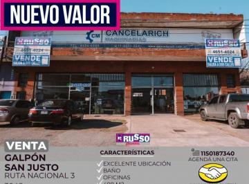 RUS-RUS-10478_2 · Venta de Galpón de Gran Superficie en San Justo - La Matanza