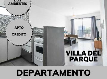 Departamento · 38m² · 2 Ambientes · Venta/ Dos Ambientes / Villa del Parque /apto Credito