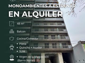 Departamento · 48m² · 1 Ambiente · Departamentos en Alquiler