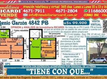 PH · 47m² · 3 Ambientes · Tiene con Que - PH Al Frente con Espacio Aéreo Propio