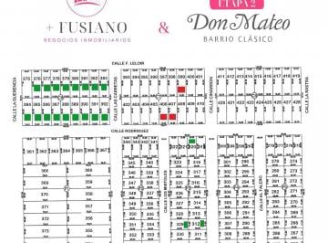 Terreno · 657m² · Venta de Terrenos en Don Mateo Etapa 2 - Barrio Abierto - Funes