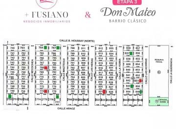 Terreno · 541m² · Venta Terrenos en Don Mateo Etapa 3 - Barrio Abierto - Funes