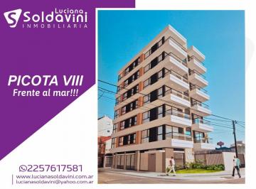 Departamento de 3 ambientes, Mar de Ajó · Edificio Picota VIII - Frente Al Mar