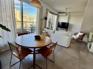 Departamento · 80m² · 3 Ambientes · 1 Cochera · Palermo Holliwood - Depto - 3 Amb - 10° Piso Al Frente C/balcón Terraza y Cochera - Edif C/amenities