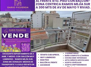 Departamento de 3 ambientes, La Matanza · Departamento en Venta 3 Amb Centro de Ramos Mejía con Balcon Al Frente