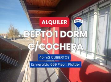 Departamento · 45m² · 2 Ambientes · Alquiler Dpto a Estrenar 1d Esmeralda 669 Plottier