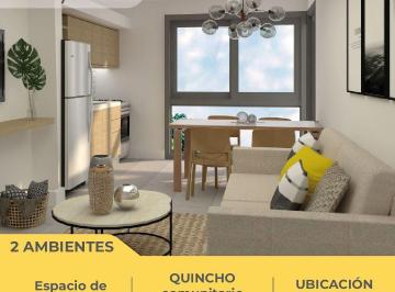 Departamento · 46m² · 2 Ambientes · 1 Cochera · Departamento de 2 Ambientes a Estrenar en San José