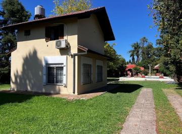 Quinta vacacional · 86m² · 3 Dormitorios · Alquiler Anual Casa Quinta con Pileta en Pilar