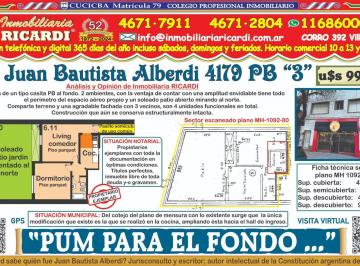 PH · 48m² · 2 Ambientes · En El Fondo Hay Lugar - Tipo Casita 2 Amb. Pb Fondo + Patio