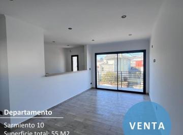 Departamento · 55m² · 2 Ambientes · Departamento a La Venta con Balcón Al Frente Sobre Calle Sarmiento 10, Tandil!