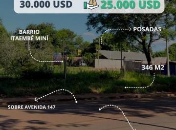 Terreno · 346m² · Terrenos en Itaembe Mini a Precio Regalado