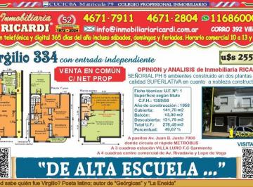 PH · 141m² · 5 Ambientes · De Alta Escuela - Señorial PH 6 Amb. Entrada Exclusiva