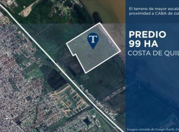 Terreno , Quilmes · Campo de 99 Has con Costa Al Río en Zona de Alto Potencial