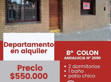 Foto · Alquilo Dpto. B Colon Dos Dorm.