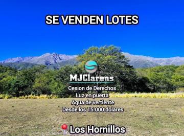 Terreno · 5000m² · Venta Lotes 1800 m² a 5000 m² Los Hornillos La Cañada con Luz