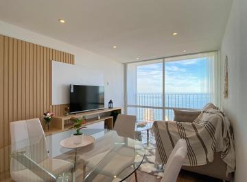 Departamento de 2 ambientes, Mar del Plata · 2 Amb. Externo C/vista Plena Al Mar, a Nuevo, en Excelente Ubicación y Edificio