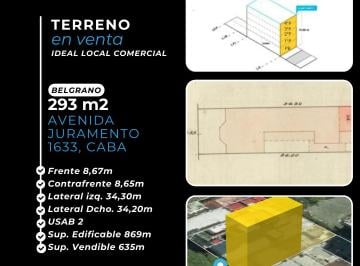 Terreno , Belgrano · Av Juramento 1600 - Belgrano - Barrio Chino