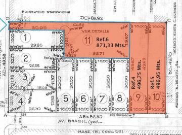 Terreno · 871m² · Lote Sobre Av / Ideal Para Proyecto Comercial