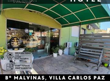 Hotel · 315m² · 19 Ambientes · Venta Hotel de 50 Plazas C/pileta a 500 m de Peatonal Céntrica B° Malvinas - Villa Carlos Paz.