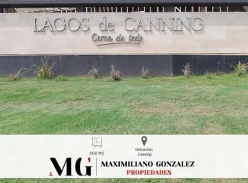 Terreno · 600m² · Lote Venta Lagos de Canning