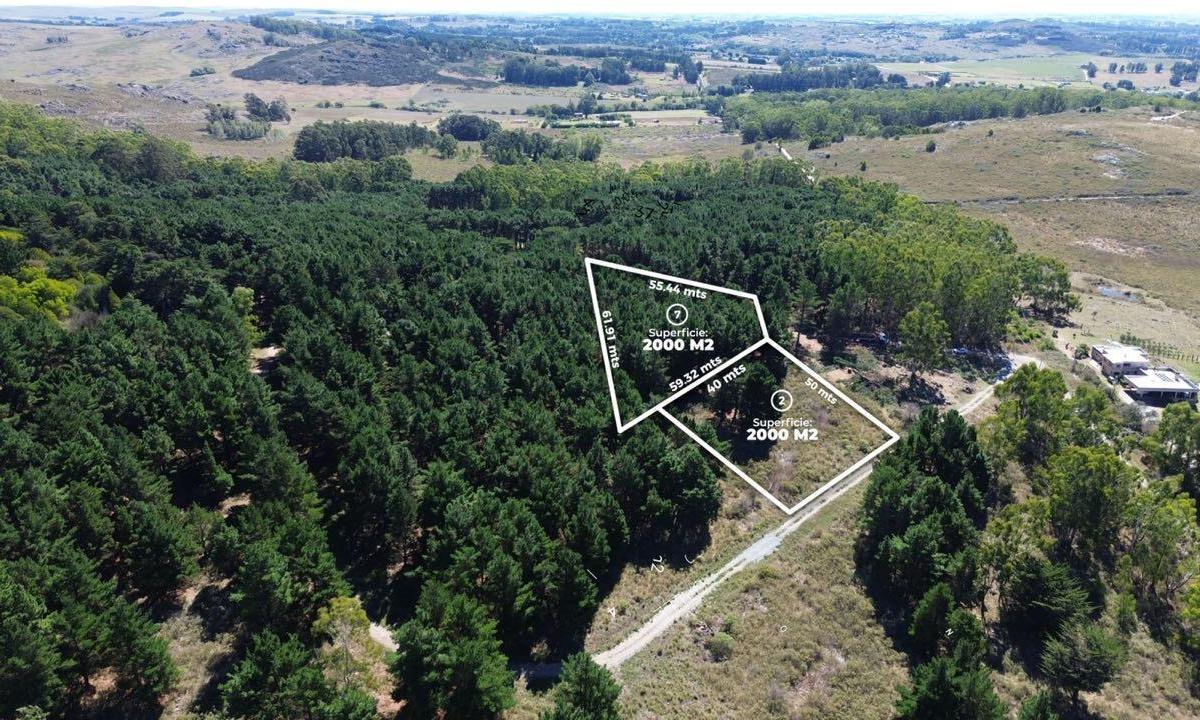 Últimas 2parcelas en las sierras de Tandil Superficie 2000 m2