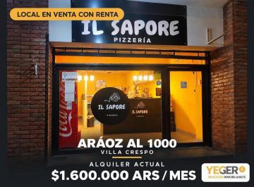 Local comercial · 80m² · 2 Ambientes · Divino Local Pizzeria con Renta 7% Mucho Trafico