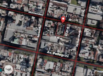 Terreno · 431m² · Terreno Para Edificio - Montevideo 1045 - Centro - Rosario | Venta