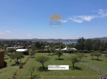 Terreno · 1000m² · Terreno 1.000 m² a m Lago Los Molinos - Potrero de Garay - Cordoba - Escritura
