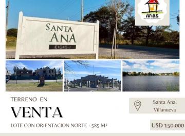 Terreno · 585m² · Lote Barrio Santa Ana - Villanueva
