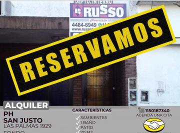 RUS-RUS-10408_2 · Alquiler PH 3 Ambientes, San Justo