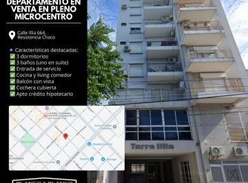 Departamento · 110m² · 4 Ambientes · 1 Cochera · Departamento en Venta en Pleno Microcentro
