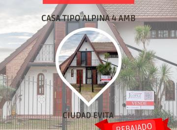 Casa de 4 ambientes, La Matanza · Chalet Tipo Alpina 4 Ambientes - Ciudad Evita