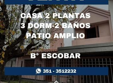 Casa de 7 ambientes, Córdoba · Casa en Venta B° Escobar