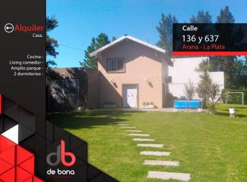 Casa de 4 ambientes, La Plata · Casa Quinta - 2 Dorm. - 136 y 637 - Arana