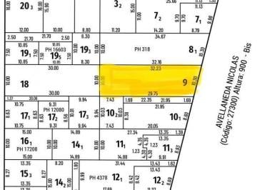 Terreno · 180m² · Terreno Venta Arroyito Sobre Avellaneda Pb y 10 Pisos