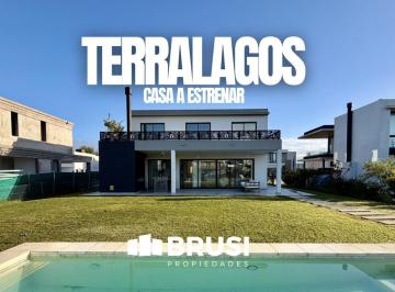 Casa · 195m² · 5 Ambientes · 2 Cocheras · Casa en Venta en Terralagos - 5 Ambientes - con Pileta