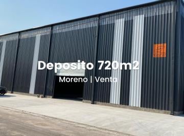 Bodega-Galpón · 730m² · Venta o Alquiler Deposito Galpon en Moreno Polo 24