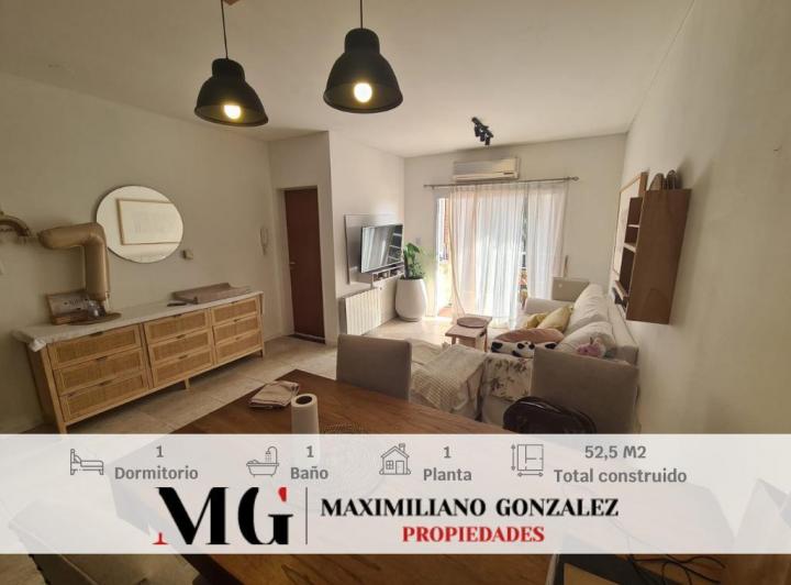 Departamento · 50m² · 2 Ambientes · 1 Cochera