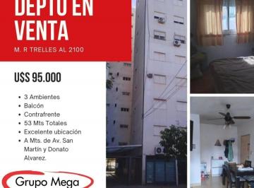 Departamento · 51m² · 3 Ambientes · 3 Ambientes con Balcon Al Contrafrente