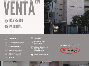 Departamento · 51m² · 3 Ambientes · 3 Ambientes con Balcon Al Contrafrente