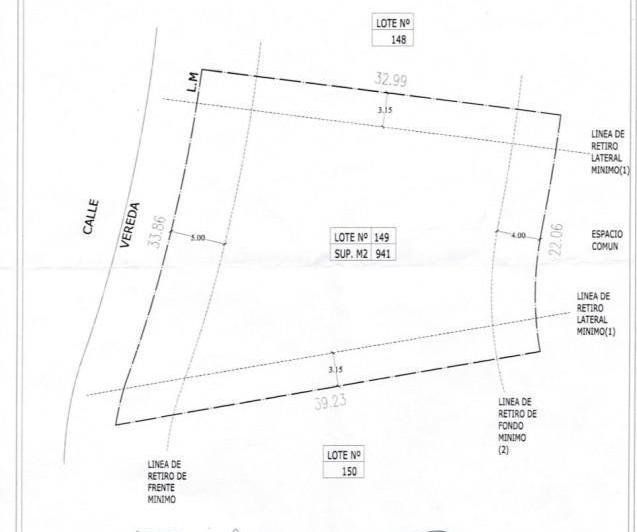 Terreno · 941m²